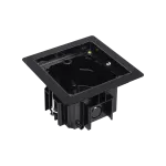 SIMON CONNECT TSC-KGT100RF-74 Puszka IP66 do instalacji w podłodze technicznej dla 1,5 modułów 45x45 z ramą w kolorze czarnym