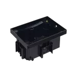 SIMON CONNECT TSC-KGT200-74 Puszka IP66 do instalacji w podłodze wylewanej dla 2,5 modułów 45x45 w kolorze czarnym