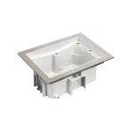 SIMON CONNECT TSC-KGT200RF-72 Puszka IP66 do instalacji w podłodze technicznej, przeznaczona dla 2,5 modułów 45x45, szara