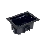 SIMON CONNECT TSC-KGT200RF-74 Puszka IP66 do instalacji w podłodze technicznej, przeznaczona dla 2,5 modułów 45x45, czarna