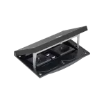 SIMON CONNECT TSC-KFH216USEC-74 Wkład z pokrywa; dwa gn. typ F (schuko); dwa moduły RJ45 kat. 6 UTP, zamek imbusowy, czarny