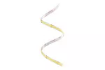 TAŚMA LED COB 24V, 480LED/m, 8mm, 10W/m, BEZ ŻELU, ZIMNY BIAŁY, 2x1m PRZEWÓD MINI AMP