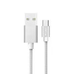Przewód Mikro USB / 1m / Srebrny