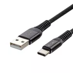 Przewód USB typ: C / 1m / Czarny