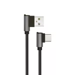 Przewód USB typ: C / 1m / Czarny