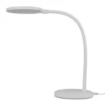 7W Lampka biurkowa LED / Ściemniana / Barwa: 3000K / Obudowa: Biała