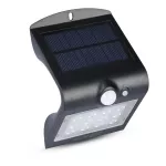 1.5W Lampa solarna ścienna / Trójkąt / Barwa:4000K / Obudowa: Czarny + Czarny