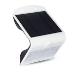 3W Lampa solarna ścienna / Trójkąt / Barwa:4000K+3000K / Obudowa: Biały + Czarny
