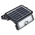 5W Naświetlacz LED solarny / Barwa:4000K / Obudowa: Czarna