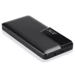 Power Bank / Litowo Polimerowy - 3.7V, 10000mAh / Czarny