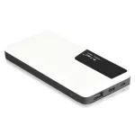 Power Bank / Litowo Polimerowy - 3.7V, 10000mAh / Biały