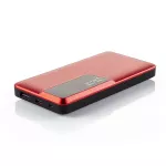 Power Bank / Litowo Polimerowy - 3.7V, 10000mAh / Czerwony
