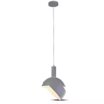 Lampa Wisząca / Regulowany kąt / Klosz: Aluminium / Trzonek:E14 / Szary