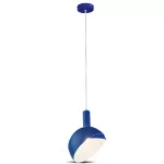 Lampa Wisząca / Regulowany kąt / Klosz: Aluminium / Trzonek:E14/ Niebieski