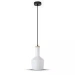 Lampa wisząca / Klosz: Szklany/ Biały