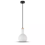 Lampa wisząca / Klosz: Szklany/ Biały
