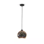Lampa wisząca / Kula / Szkło 3D / Średnica: 200