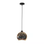 Lampa wisząca / Kula / Szkło 3D / Średnica: 250