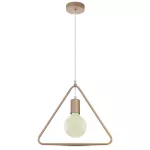 Lampa wisząca / Trójkąt / Złoty