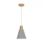 60W Lampa wisząca / Miedź + Szary / Trzonek:E27