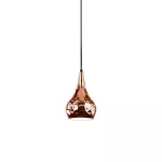 Lampa wisząca / Klosz: Miedź z przetłoczeniami / Średnica: 180