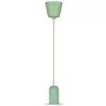Lampa Wisząca / Trzonek:E27 / Gips / Zielony