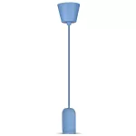 Lampa Wisząca / Trzonek:E27 / Gips / Niebieski