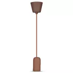 Lampa Wisząca / Trzonek:E27 / Gips / Brązowy