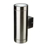 Kinkiet SLEEK dwukierunkowy 2xGU10 / Obudowa: stal szlifowana / IP44