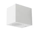Kinkiet SLEEK GU10 / Kształt: kwadrat / Obudowa: Biała/ IP44