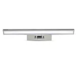 8W Kinkiet LED prostokąt / Lustra - obrazy / Chrom / Barwa: 3000K
