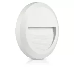 2W Oprawa Schodowa LED / Barwa:4000K / Obudowa: Biała / Okrągły