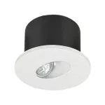 3W Oprawa Schodowa LED / Barwa:3000K / Obudowa: Biała / Okrągły