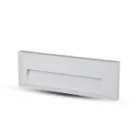 3W Oprawa Schodowa LED / Barwa:4000K / Obudowa: Biała / Kwadrat