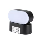 6W Lampa ścienna LED / Barwa:3000K / Obudowa: Czarna