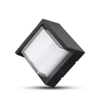 6W Lampa ścienna LED / Barwa:3000K / Obudowa: Czarny / Kwadratowa