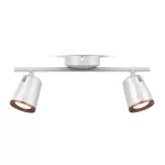 12W Lampa sufitowa / Barwa:3000K / Biały - Pierścień miedź