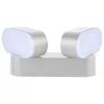 12W Lampa ścienna LED / Barwa:3000K / Obudowa: Biała