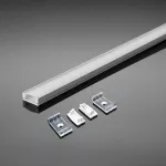 Profil Aluminiowy do paska LED na powierzchniowy / 2000mmx23.5mmx10.4mm / Klosz: Mleczny / Kolor: Biały