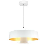 7W Lampa Wisząca LED / Klosz: Akryl / Biały / Barwa:4000K