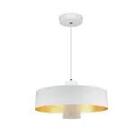 7W Lampa Wisząca LED / Klosz: Akryl / Biały / Barwa:3000K