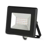 20W Naświetlacz LED SMD / Barwa: Czerwony / Obudowa: Czarna