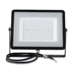 100W Naświetlacz LED SMD / Chip SAMSUNG / Barwa:3000K / Obudowa: Czarna