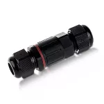 Złącze kablowe hermetyczne do przewodów elektrycznych / Ilość przewodów: 3 / Przekrój żyły: 0,75-2,5mm² / Średnica kabla: 5-9mm / IP68 / Czarna