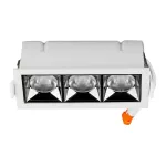 12W Oprawa wpuszczana reflektor LED / Chip SAMSUNG / Barwa:2700K / Kąt 12'