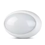 8W Plafon Owalny / IP54 / Barwa:6400K / Obudowa: Biała