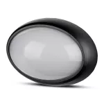 8W Plafon Owalny / IP54 / Barwa:3000K / Obudowa: Czarna