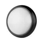 12W Plafon LED Okrągły / IP54 / Barwa:3000K / Obudowa: Czarna