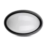 12W Plafon Owalny / IP54 / Barwa:4500K / Obudowa: Czarna