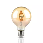 4W G80 Żarówka LED Filament / Klosz Bursztynowy / Barwa:2200K / Trzonek:E27